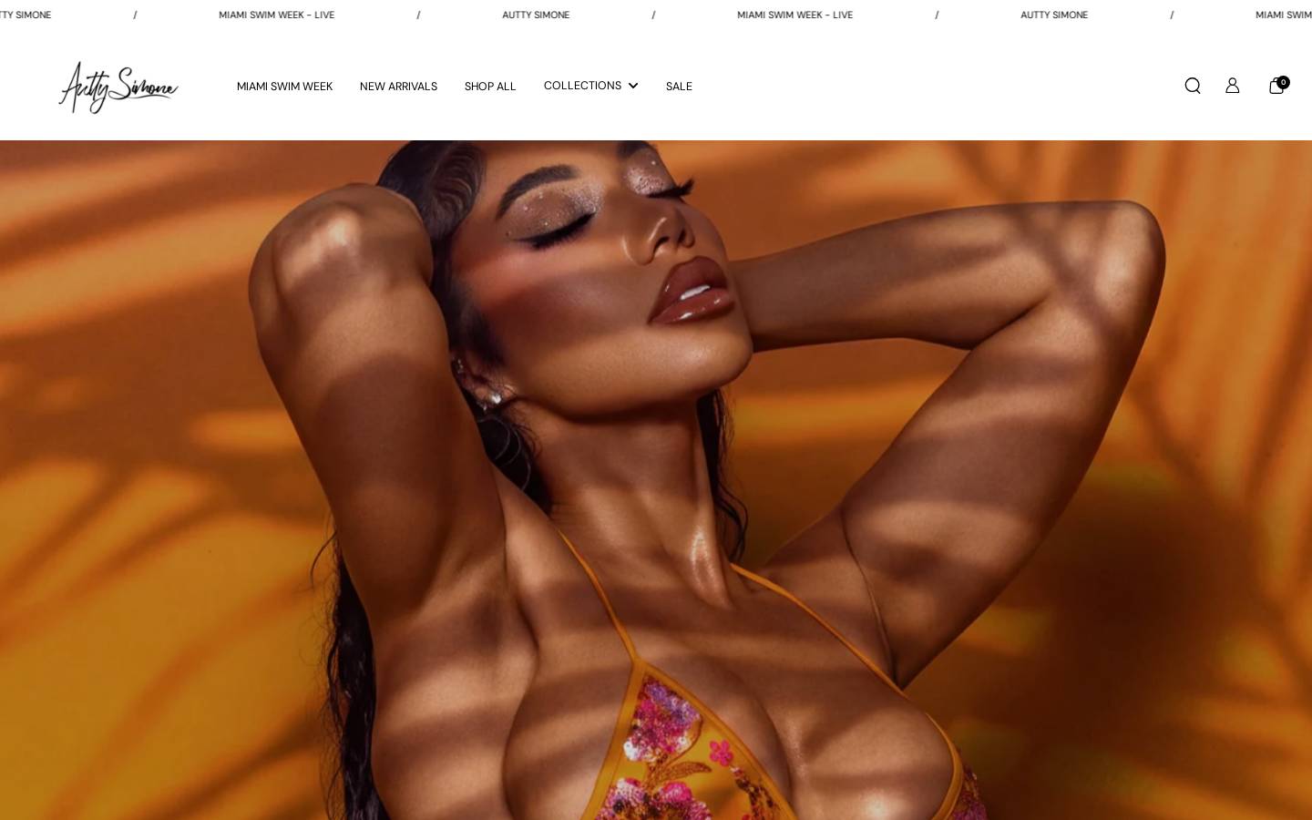 auttysimone.com homepage screenshot
