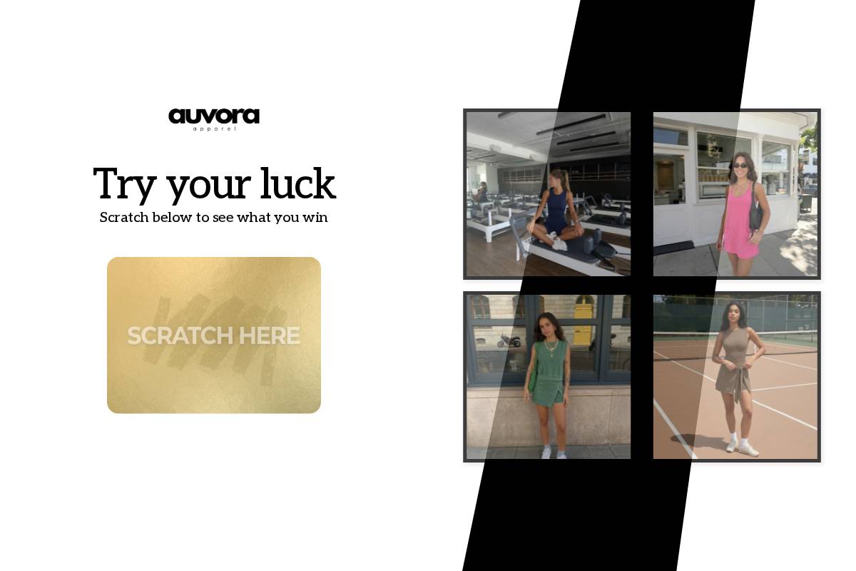 Auvora homepage screenshot