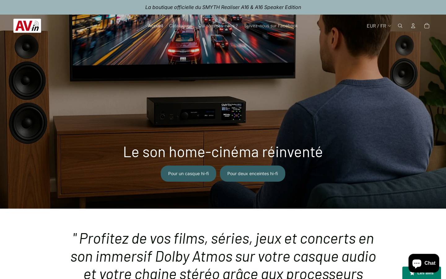av-in.com homepage screenshot