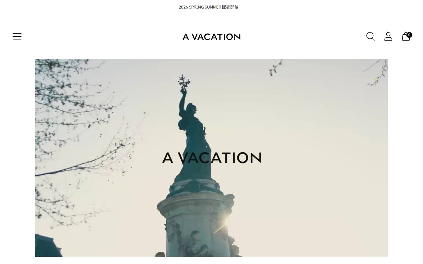 avacation.jp homepage screenshot