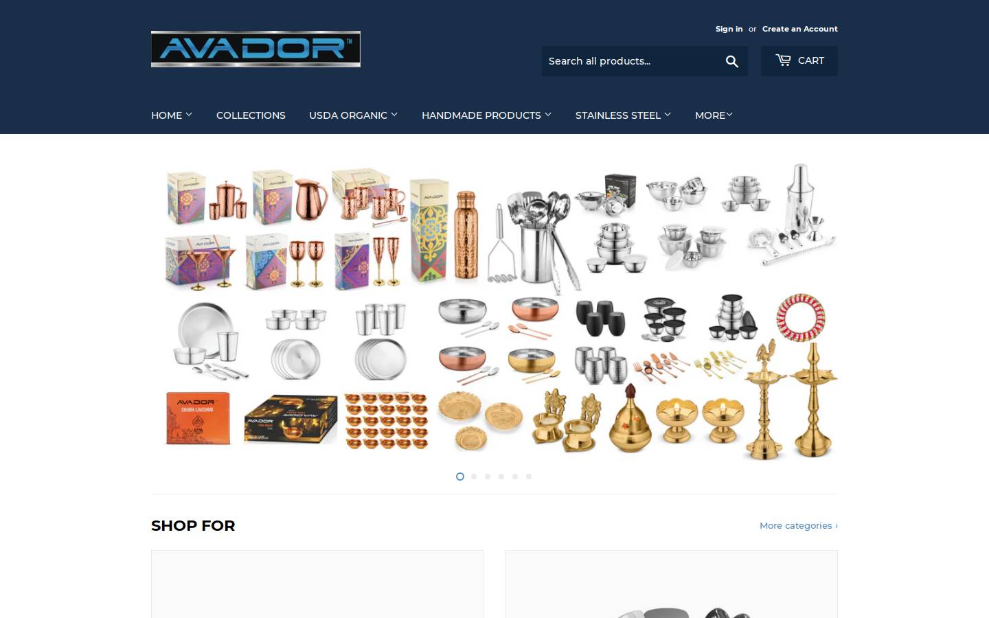 avadorbusinessgroup.com homepage screenshot