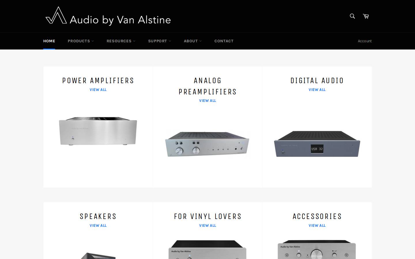 avahifi.com homepage screenshot