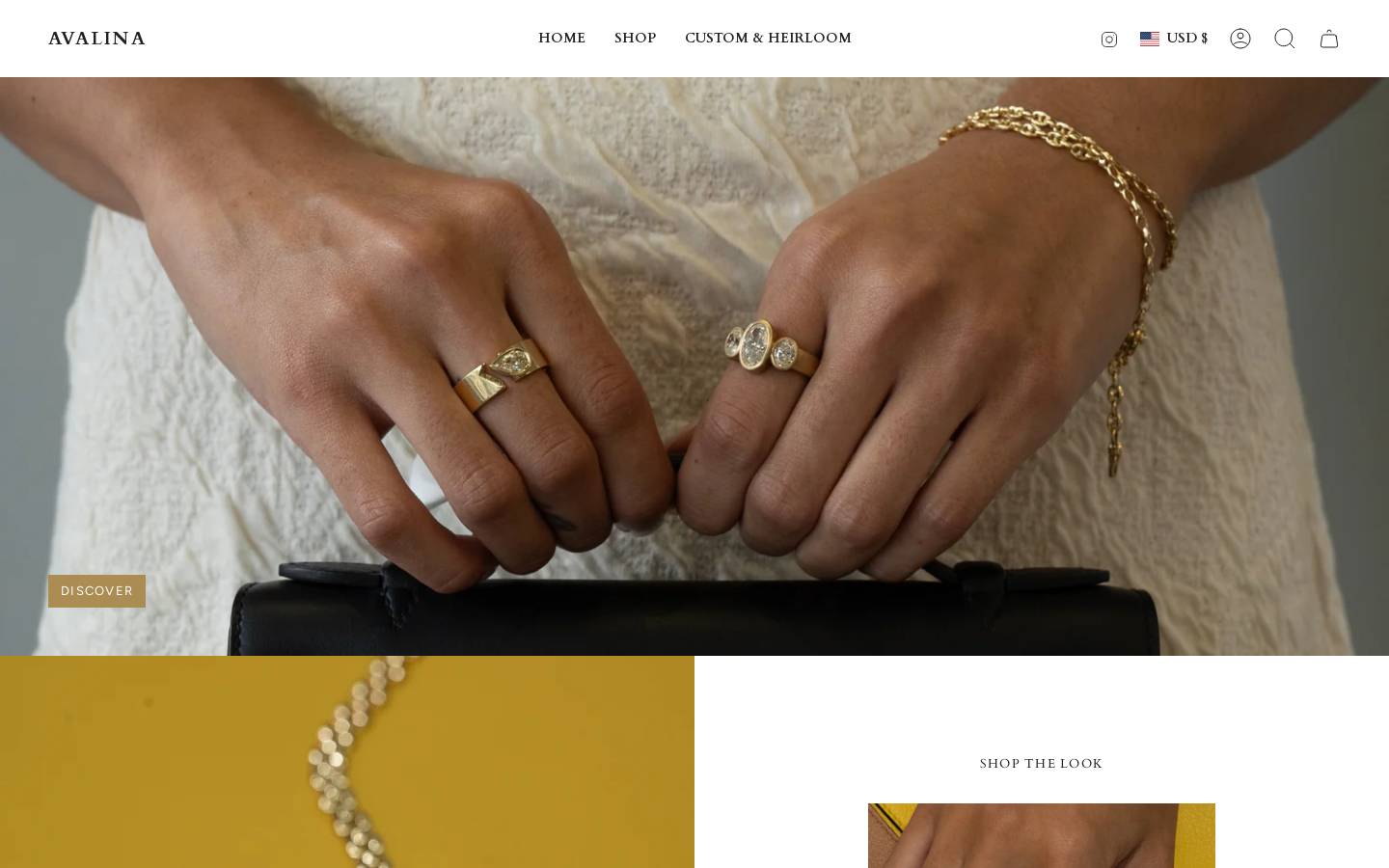 avalinak.com homepage screenshot