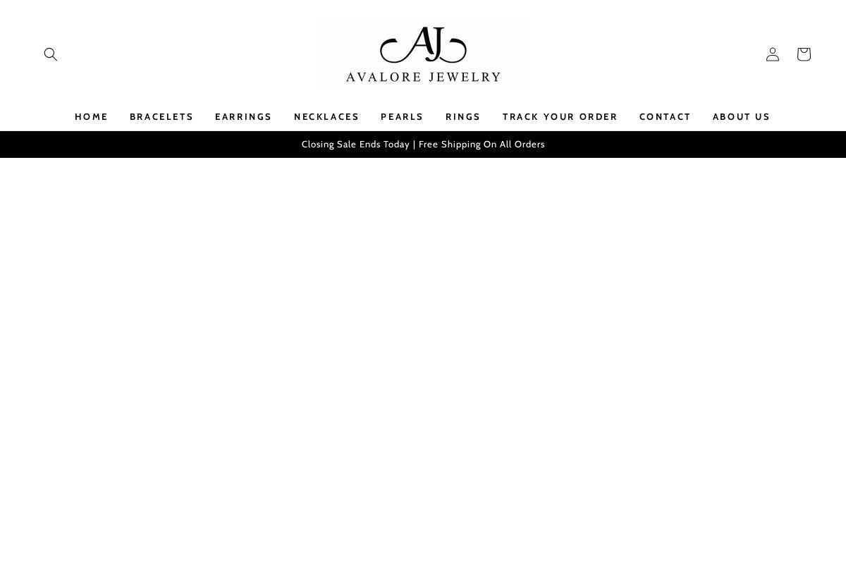 avalore-jewelry.com homepage screenshot