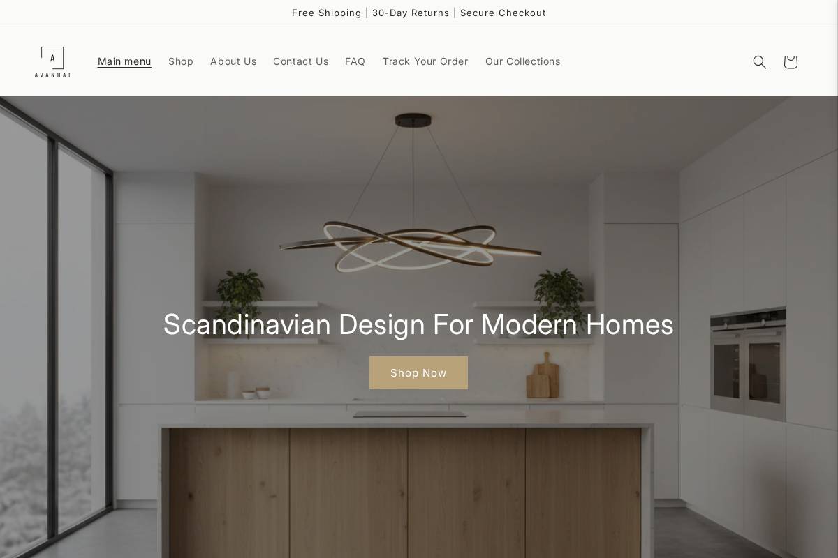avandai.com homepage screenshot