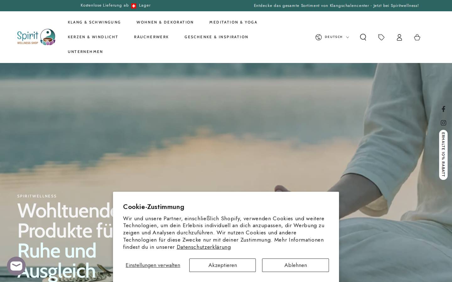 avanishop.ch homepage screenshot