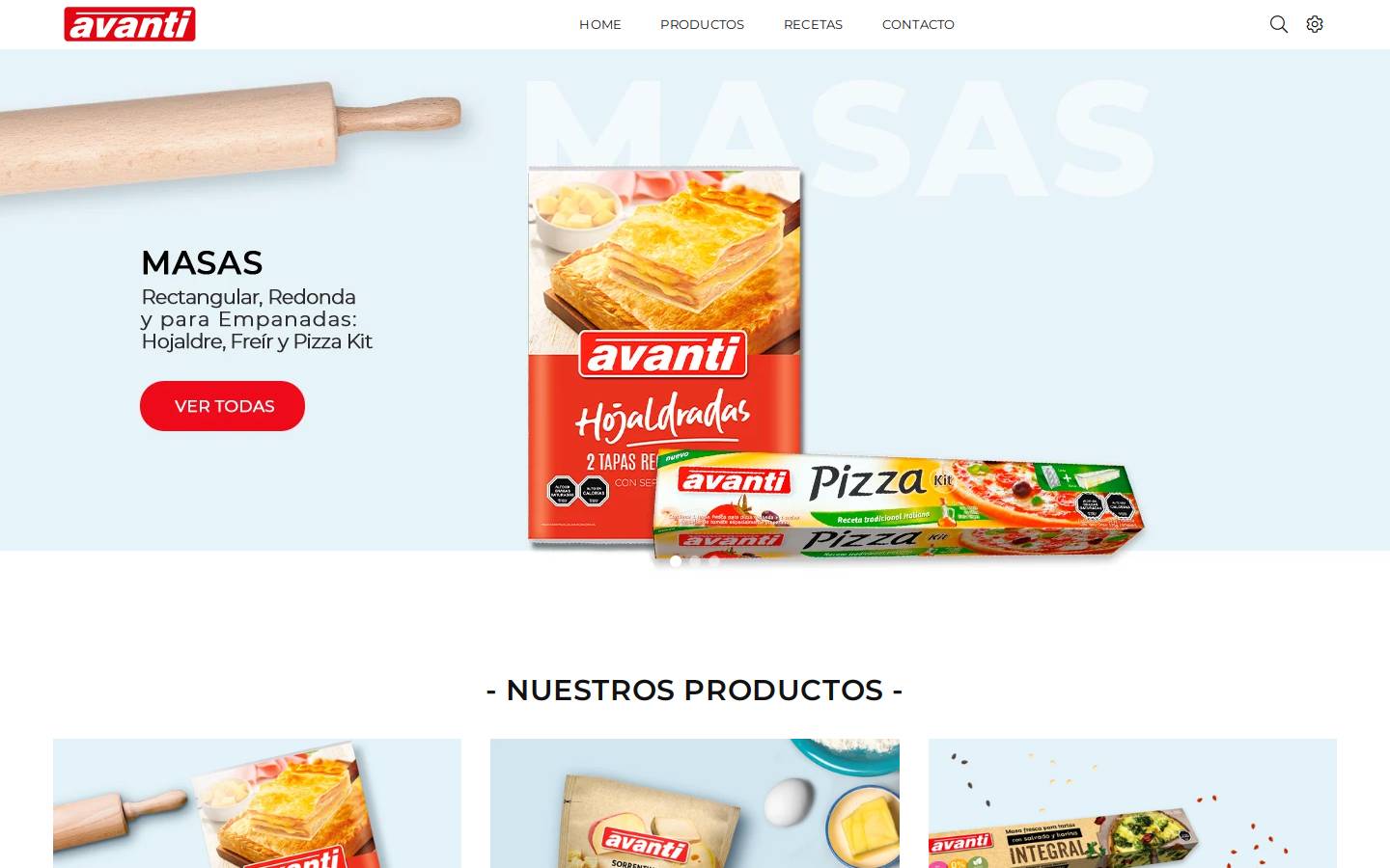 avanti-chile.cl homepage screenshot