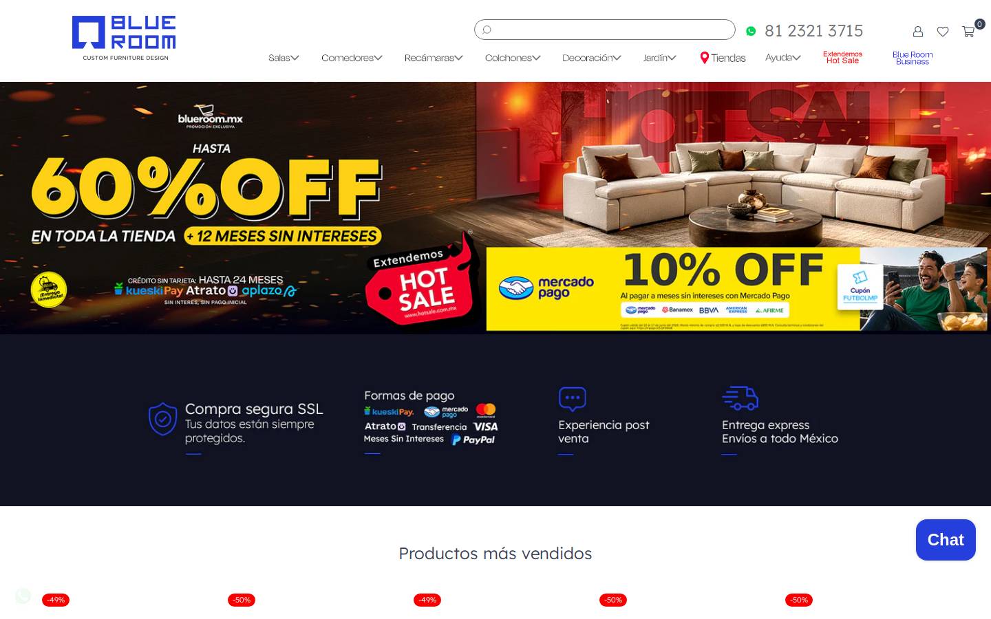 avantimueble.com homepage screenshot