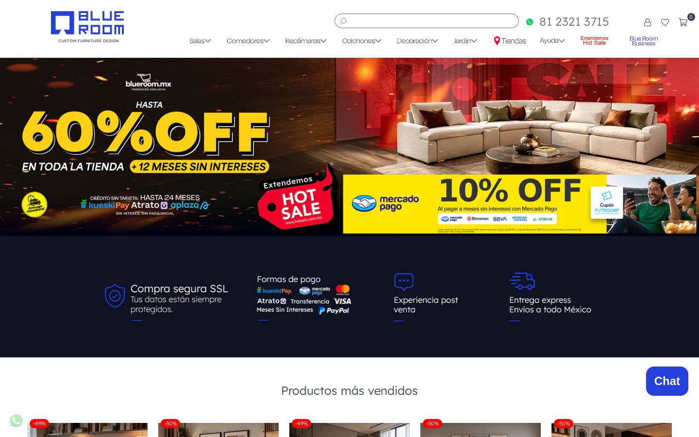 avantimueble.mx homepage screenshot