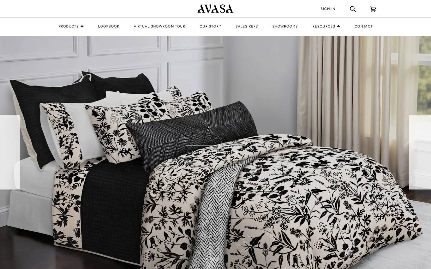 avasahome.com homepage screenshot