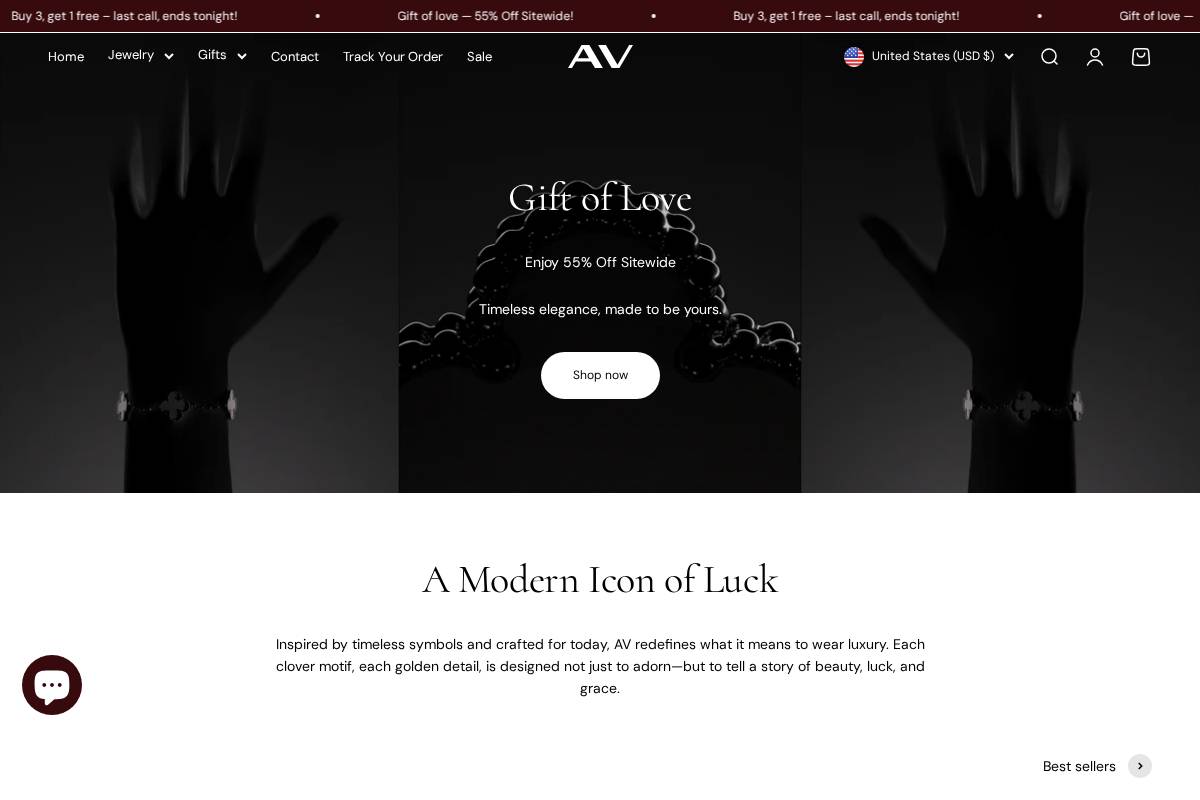 Avbeverly homepage screenshot