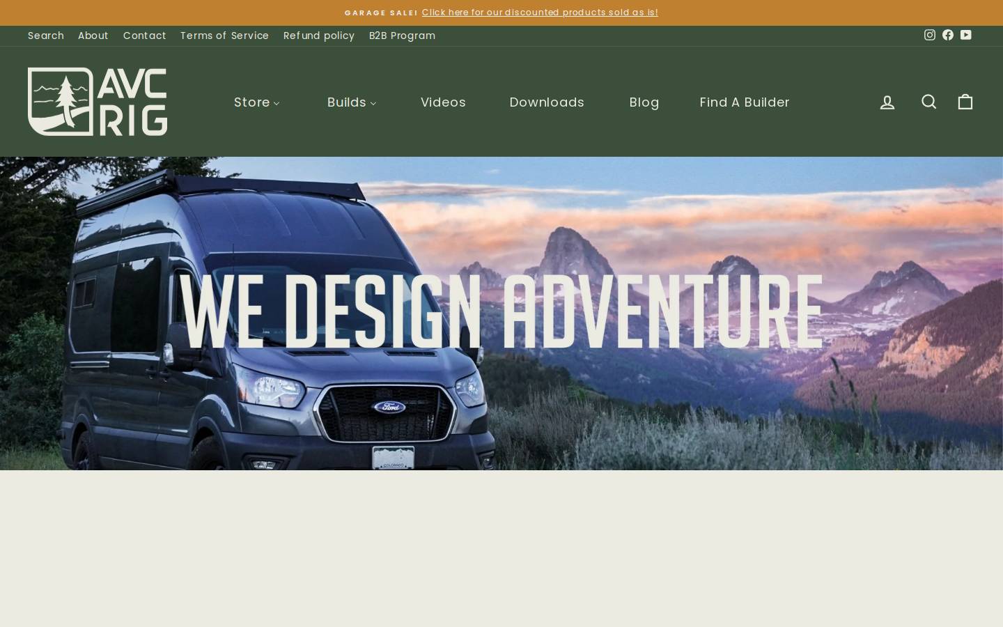 avcrig.com homepage screenshot