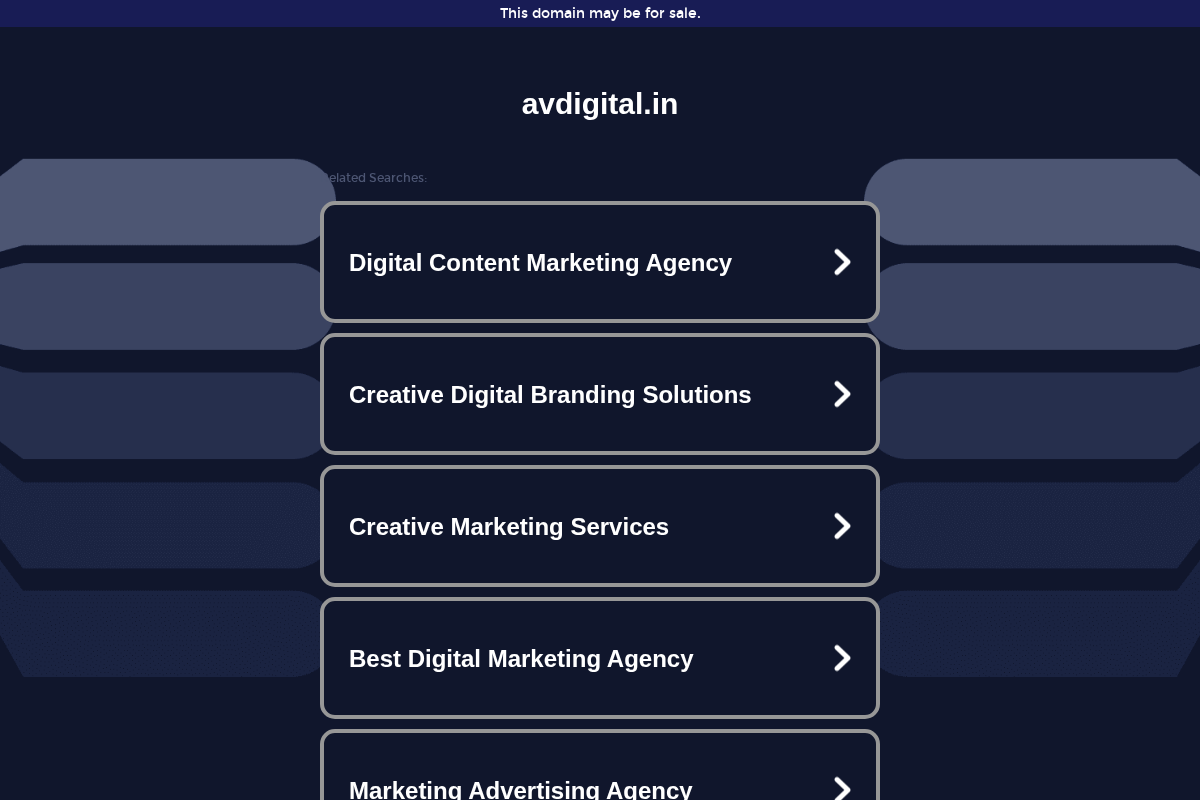 avdigital.in homepage screenshot