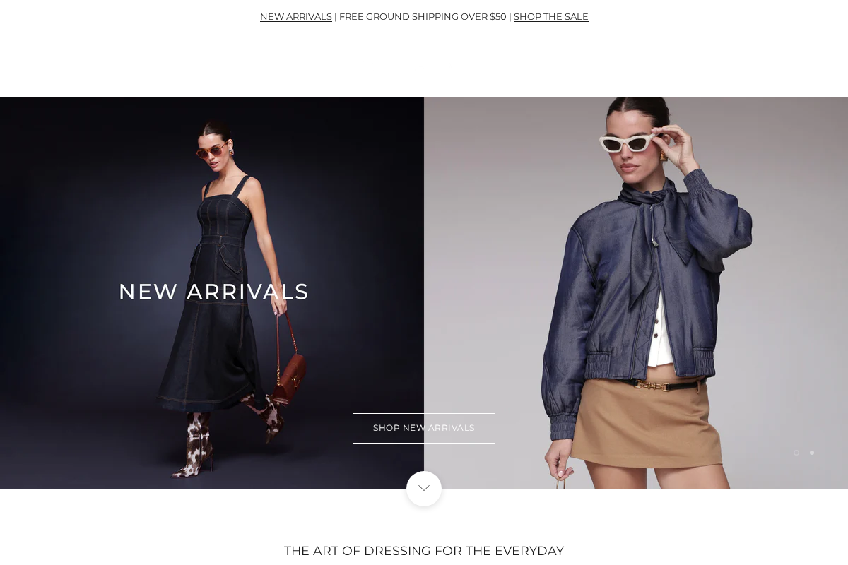 Avec Les Filles homepage screenshot