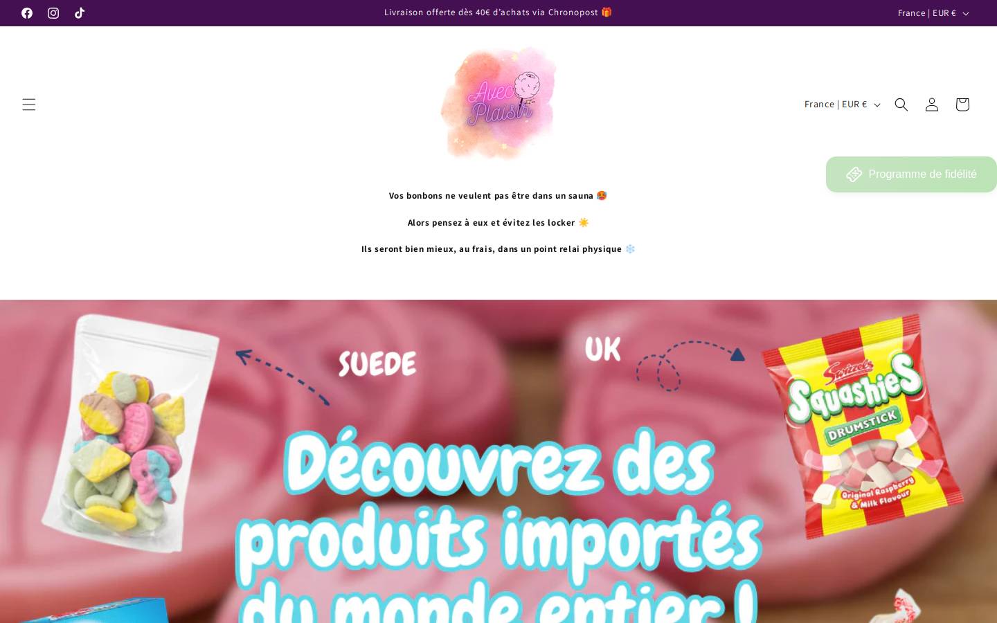 Avecplaisir homepage screenshot