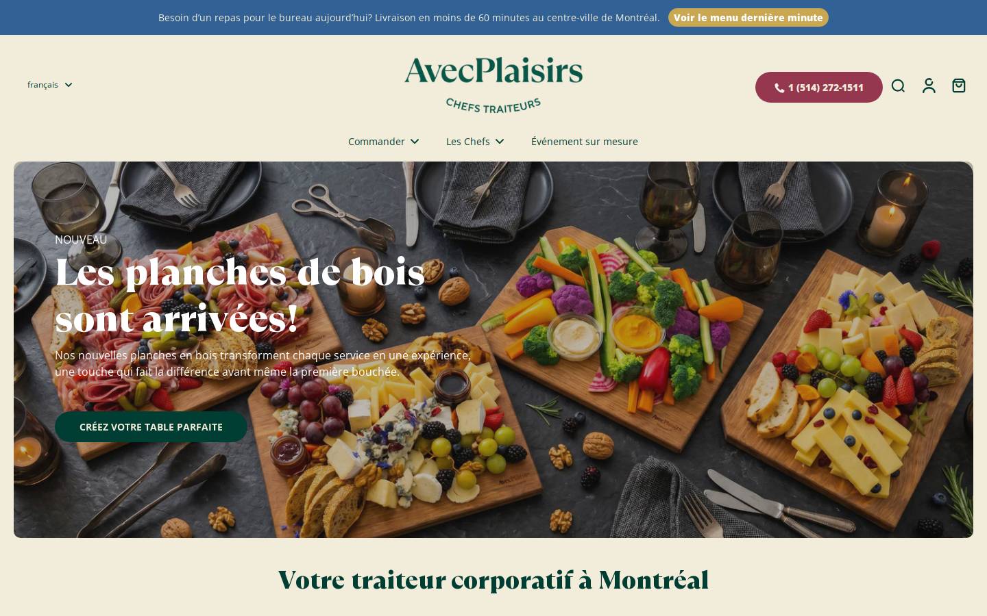 avecplaisirs.com homepage screenshot