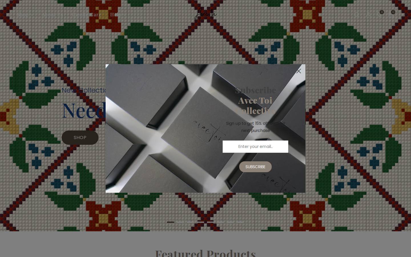 avectoicollective.com homepage screenshot