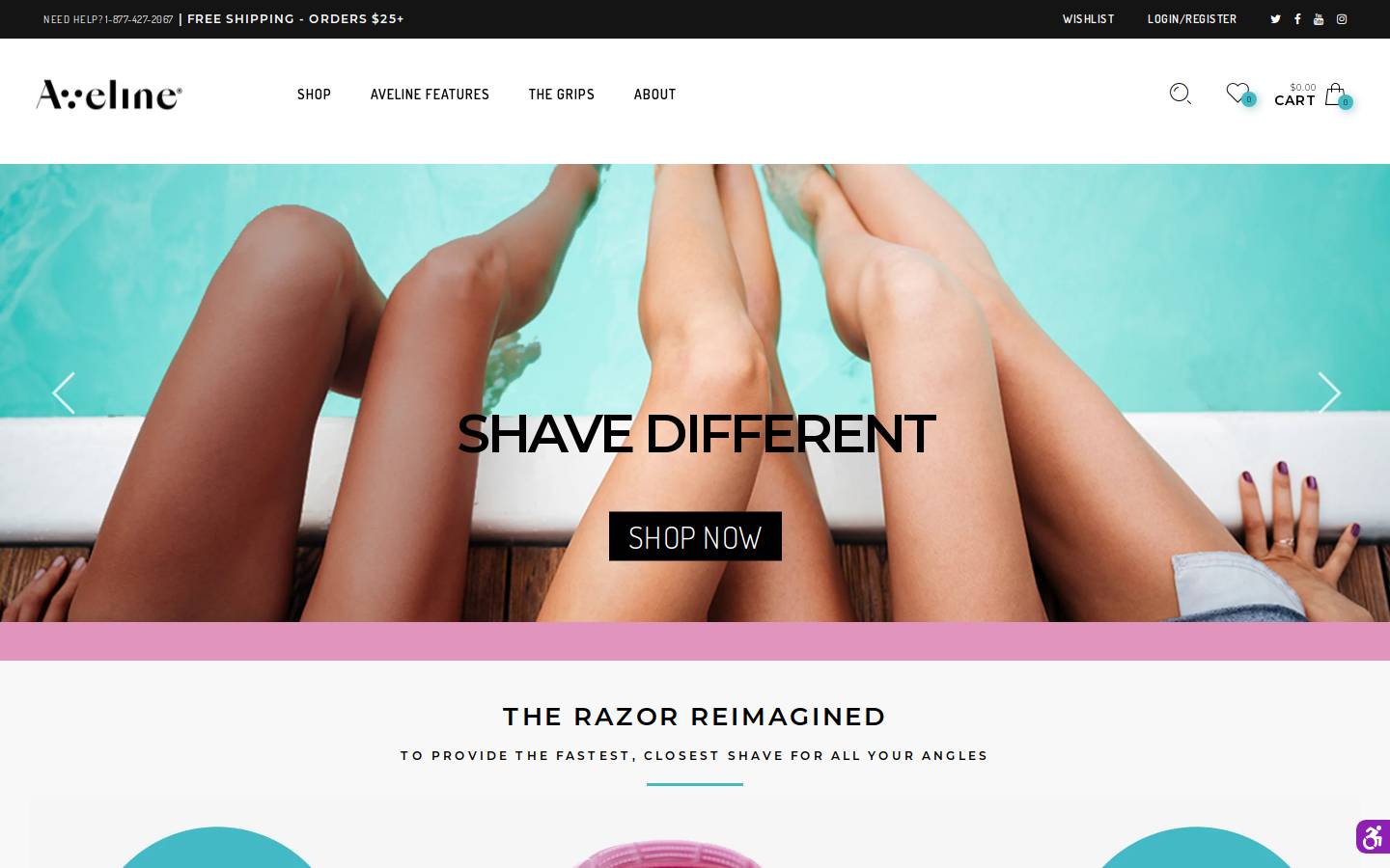 avelinerazor.net homepage screenshot