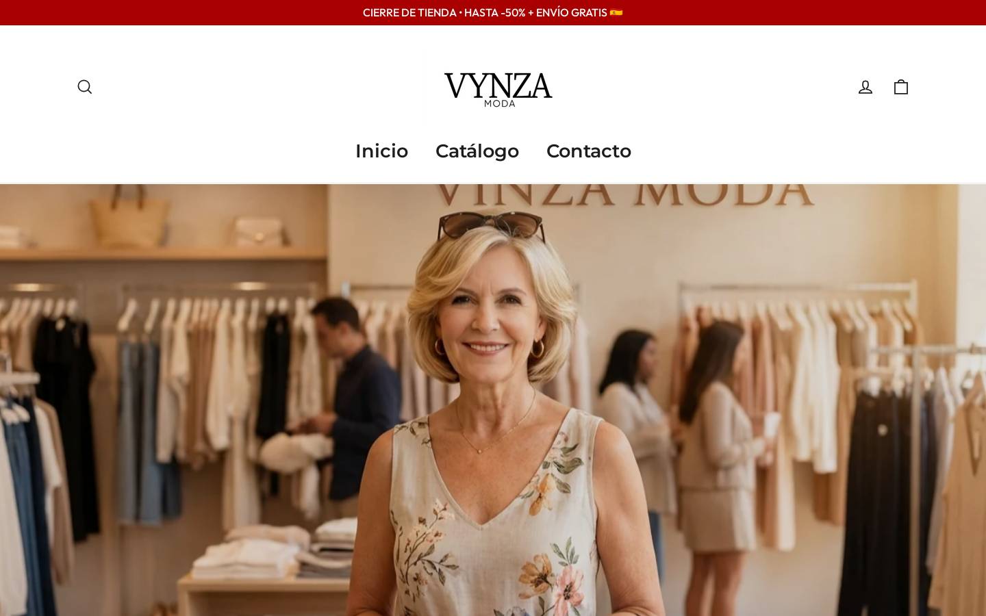aveliramoda.com homepage screenshot