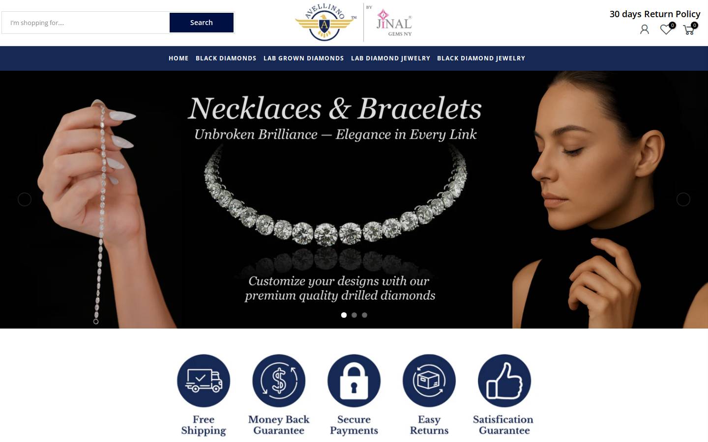 avellinno.com homepage screenshot