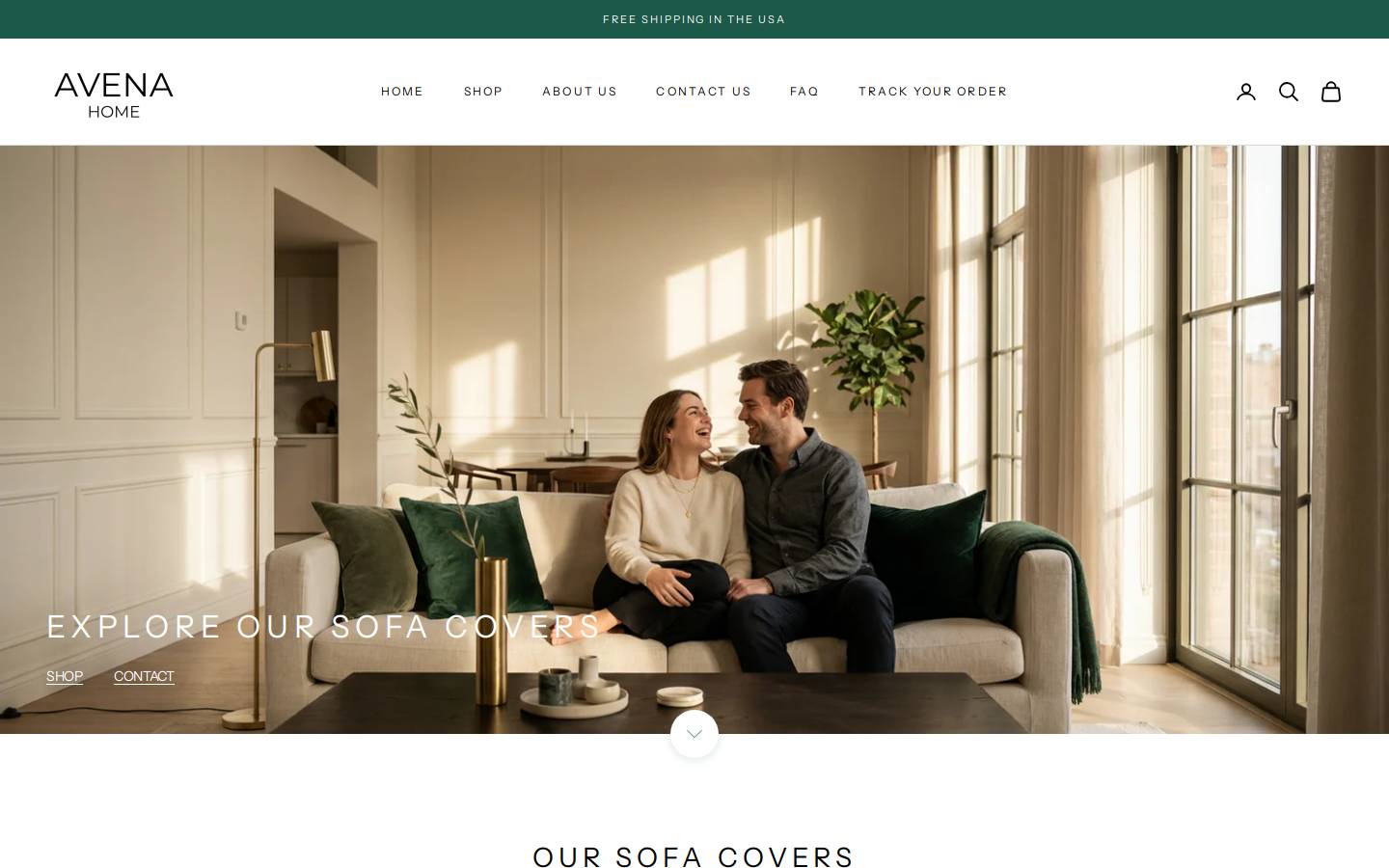 avena-home.com homepage screenshot