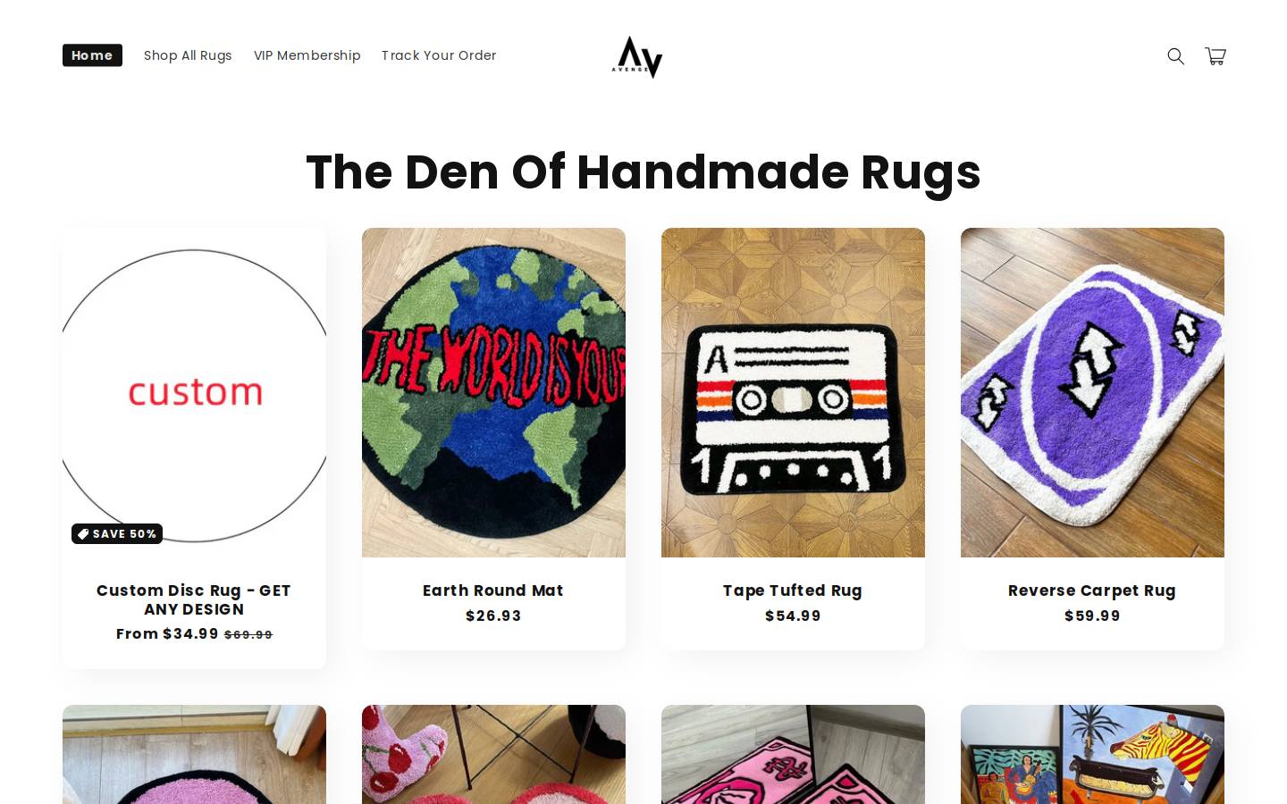 avengestudio.shop homepage screenshot