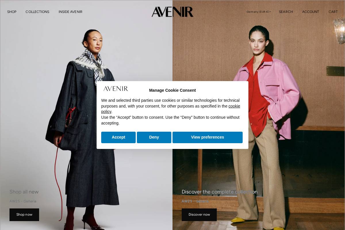 avenirberlin.de homepage screenshot