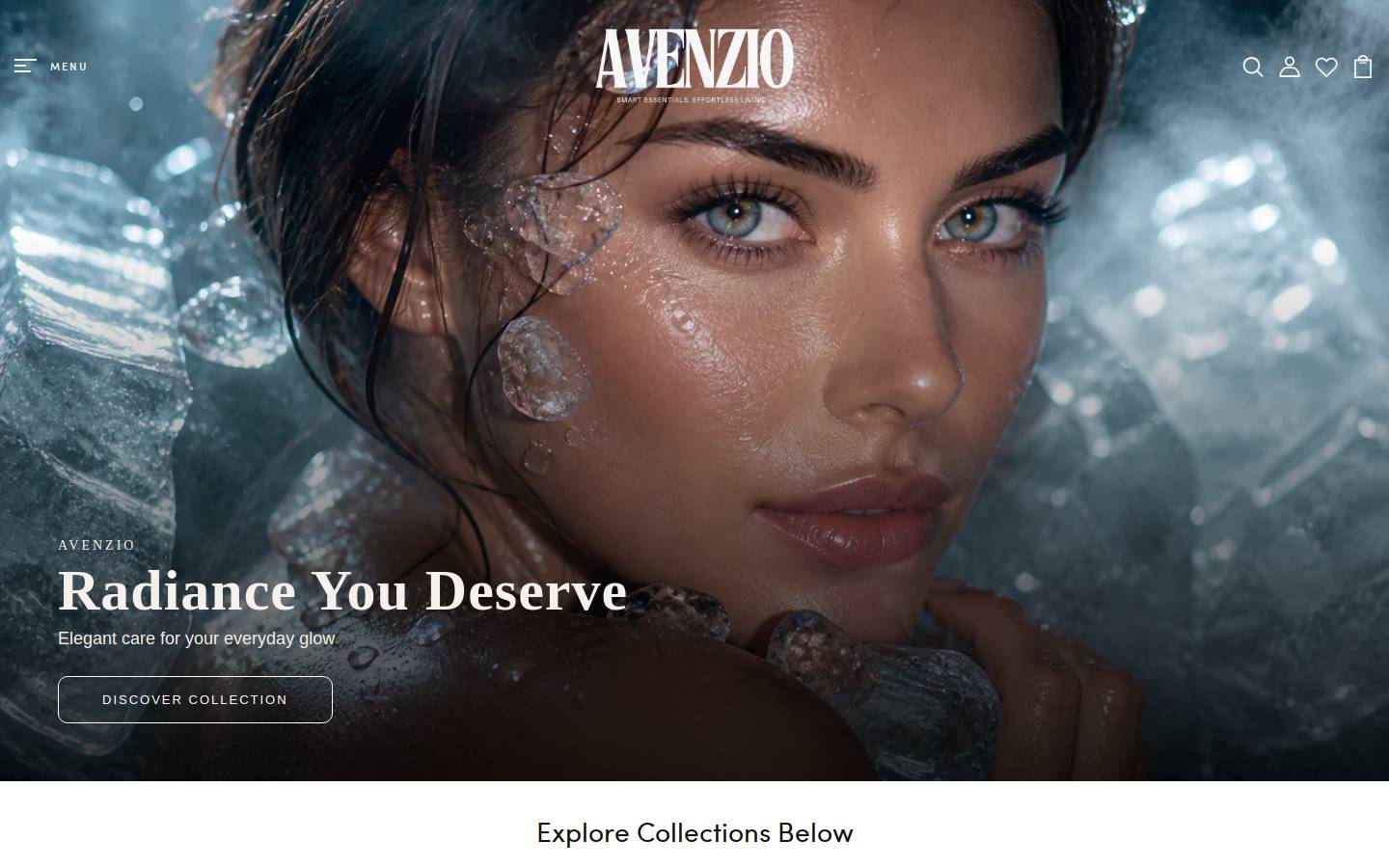avenzio.shop homepage screenshot