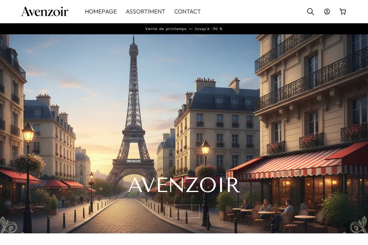 avenzoir.fr homepage screenshot