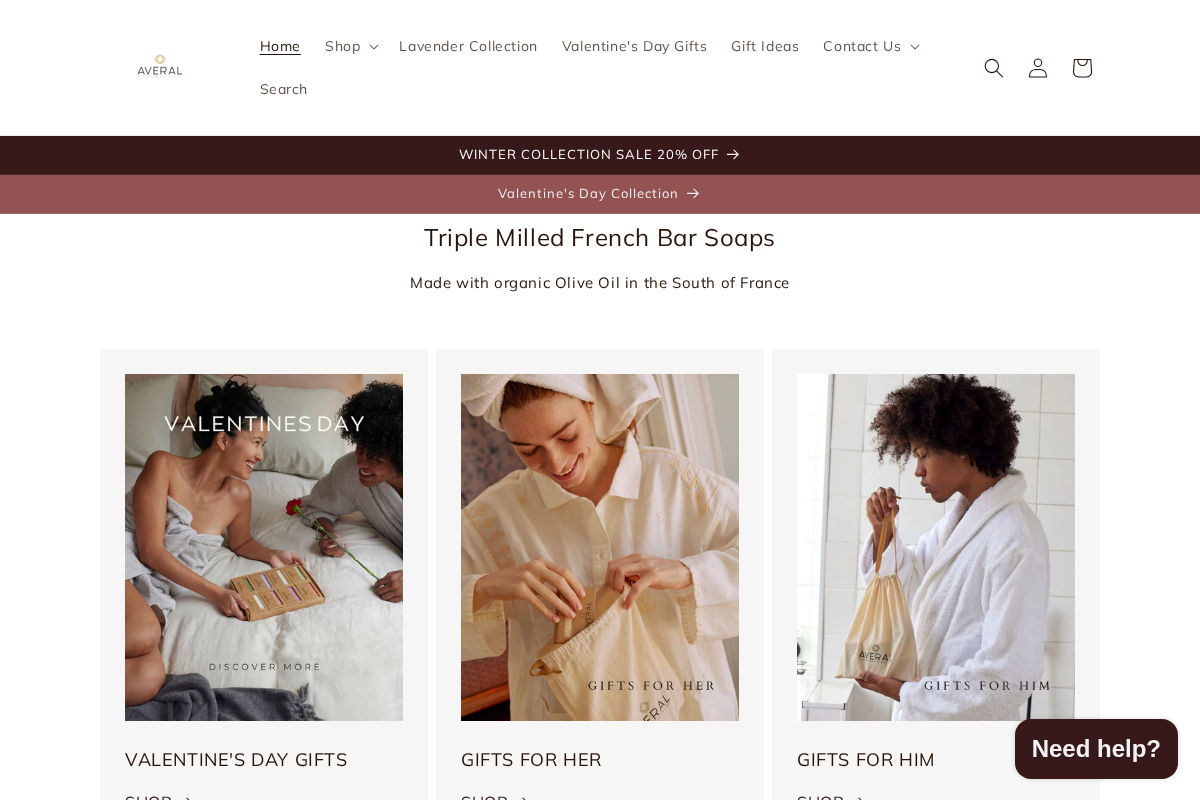 averalprovence.com homepage screenshot