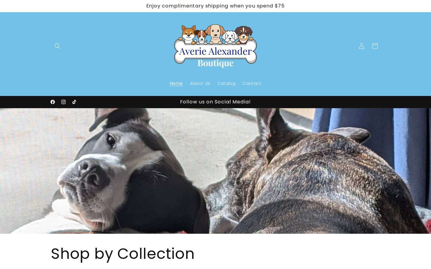 averiealexander.com homepage screenshot