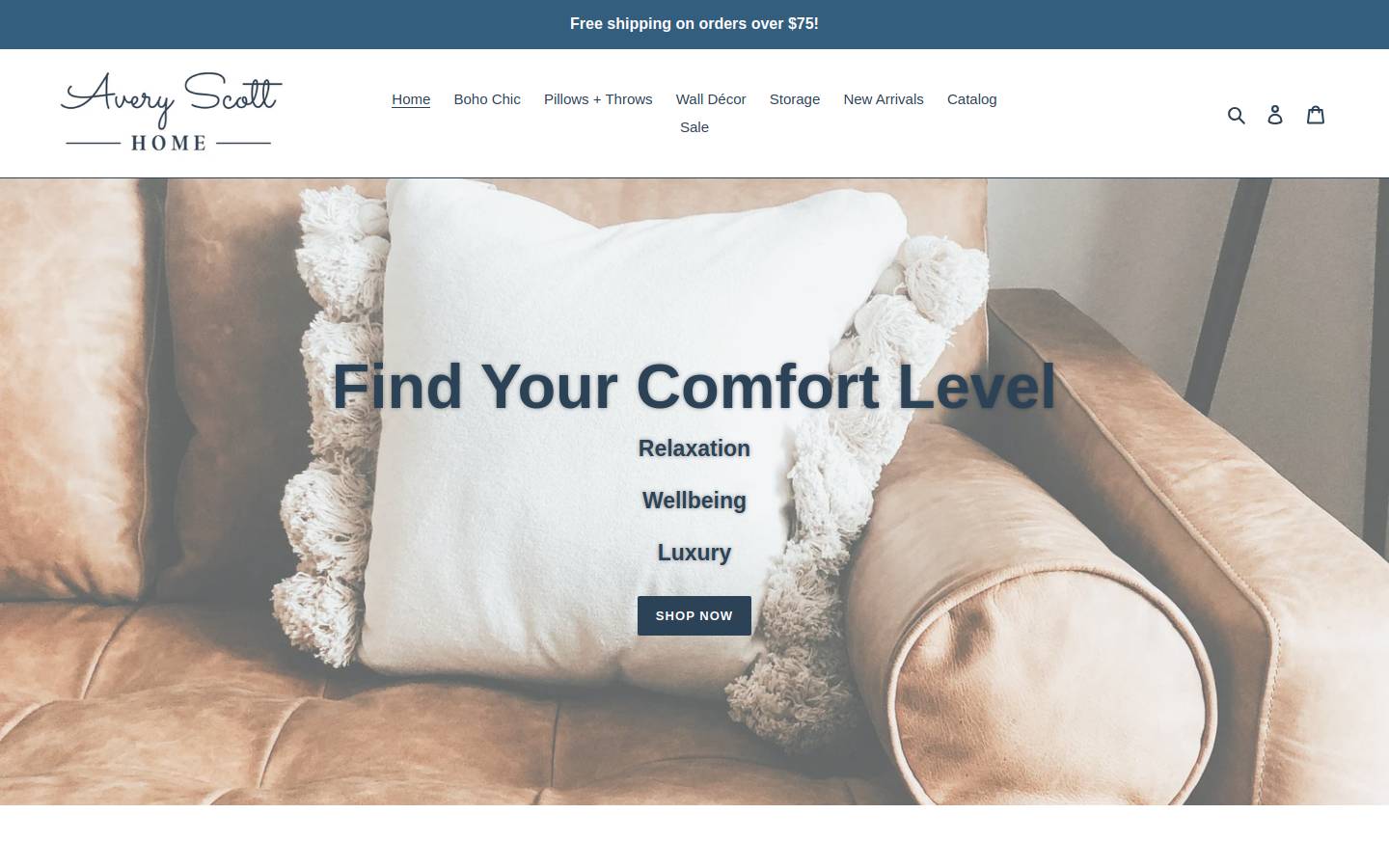 averyscotthome.com homepage screenshot
