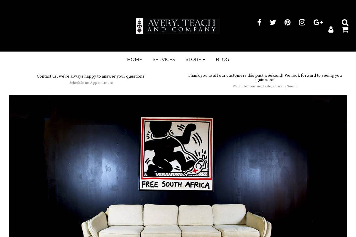 averyteachandco.com homepage screenshot