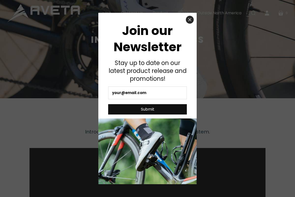 Aveta homepage screenshot