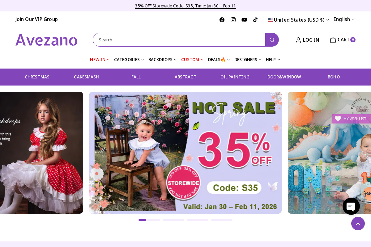 Avezano homepage screenshot