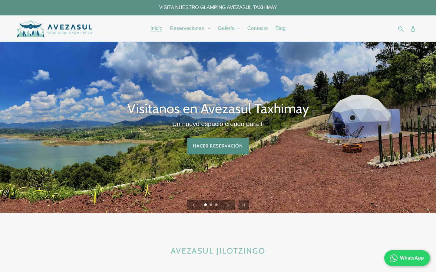 avezasul.com homepage screenshot