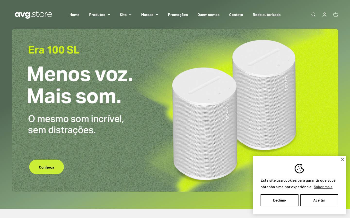 avg.store homepage screenshot
