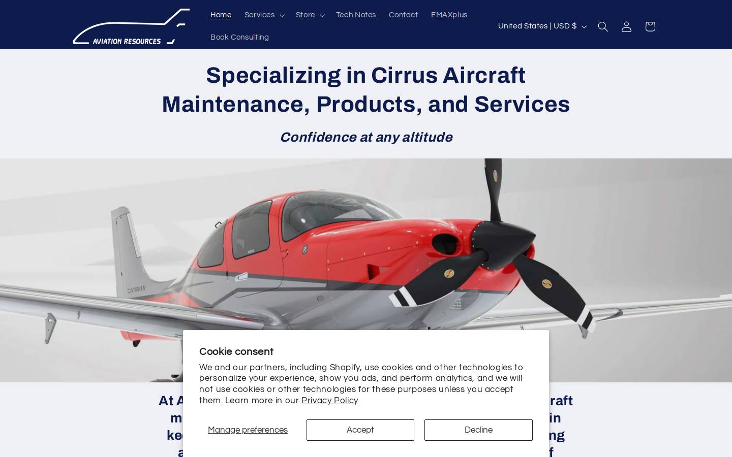 aviationvibes.com homepage screenshot