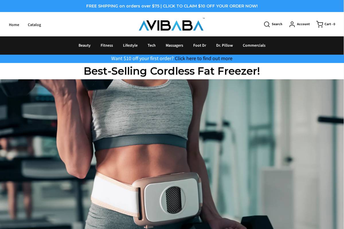 avibaba.com homepage screenshot