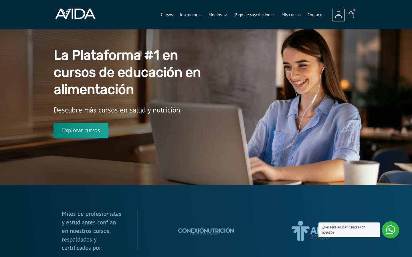 avida.com.mx homepage screenshot