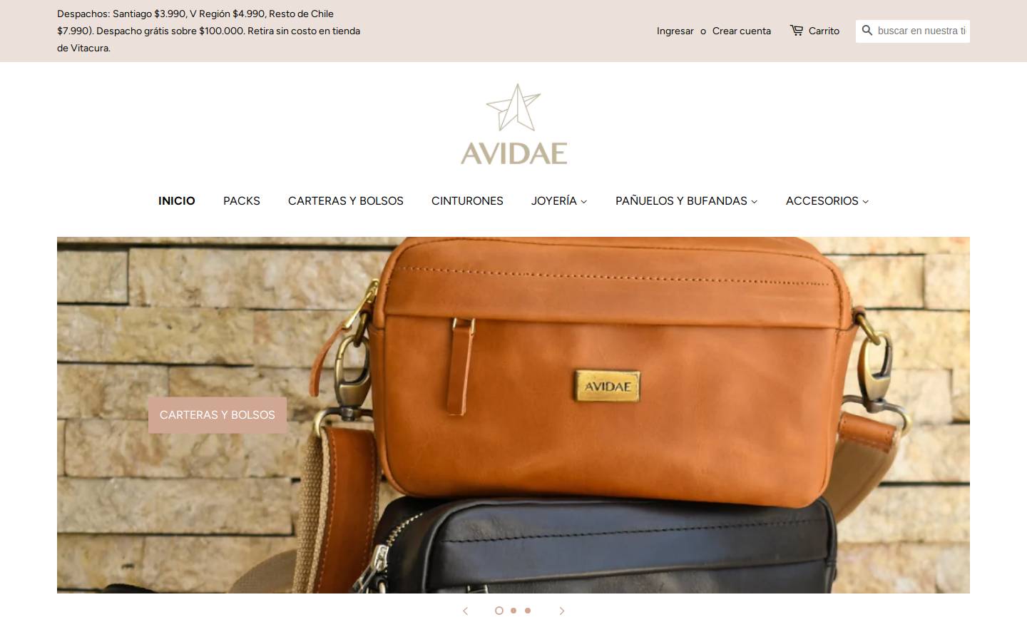 avidae.com homepage screenshot