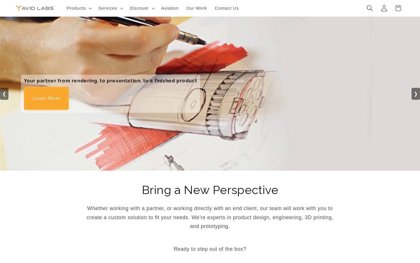 avidlabs.com homepage screenshot
