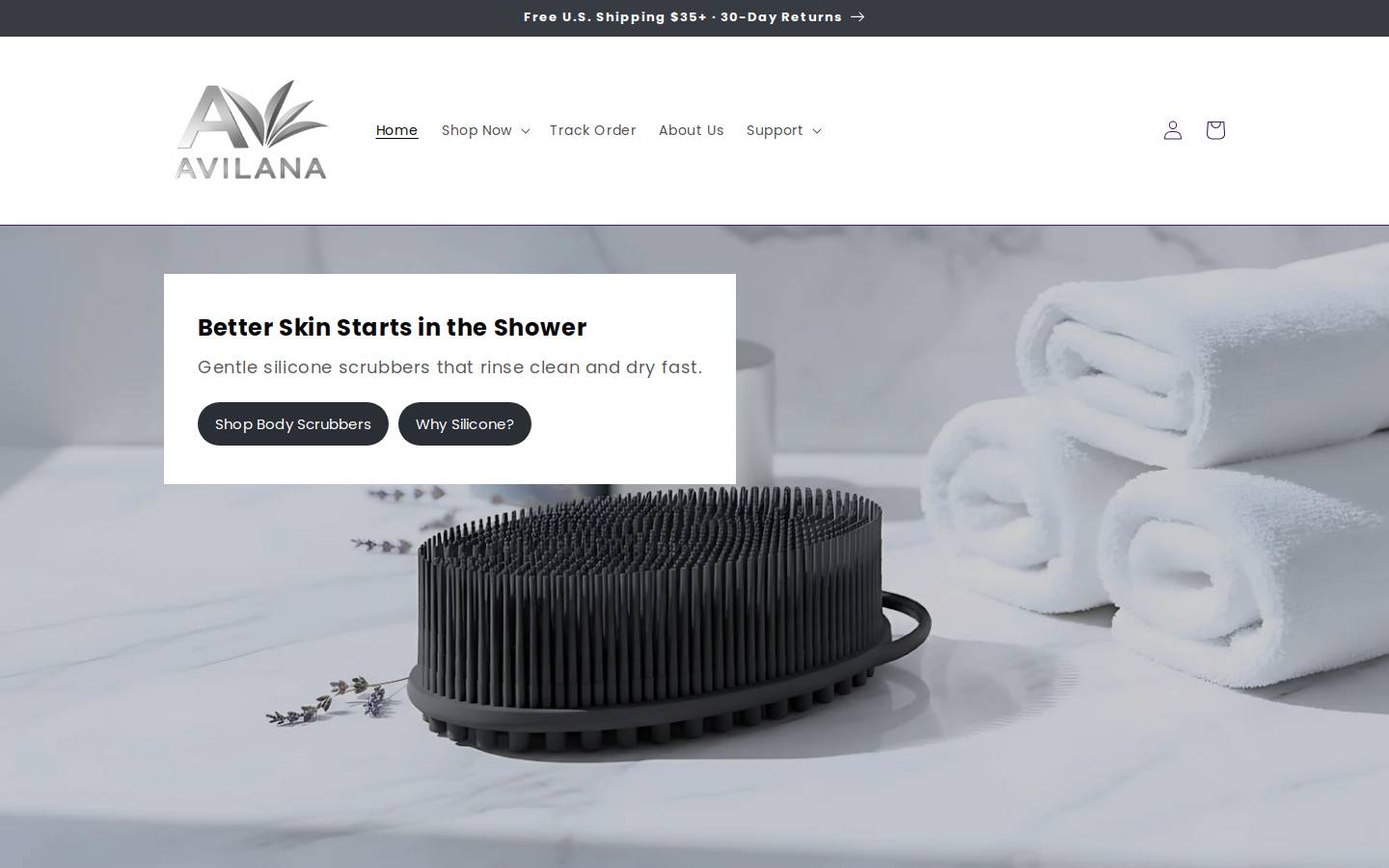 avilana.us homepage screenshot