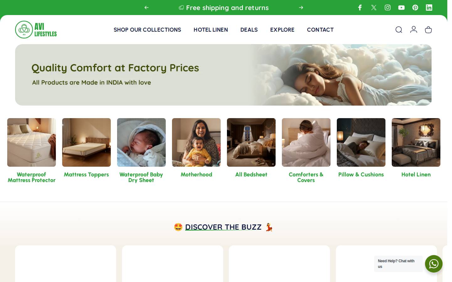 avilifestyles.com homepage screenshot