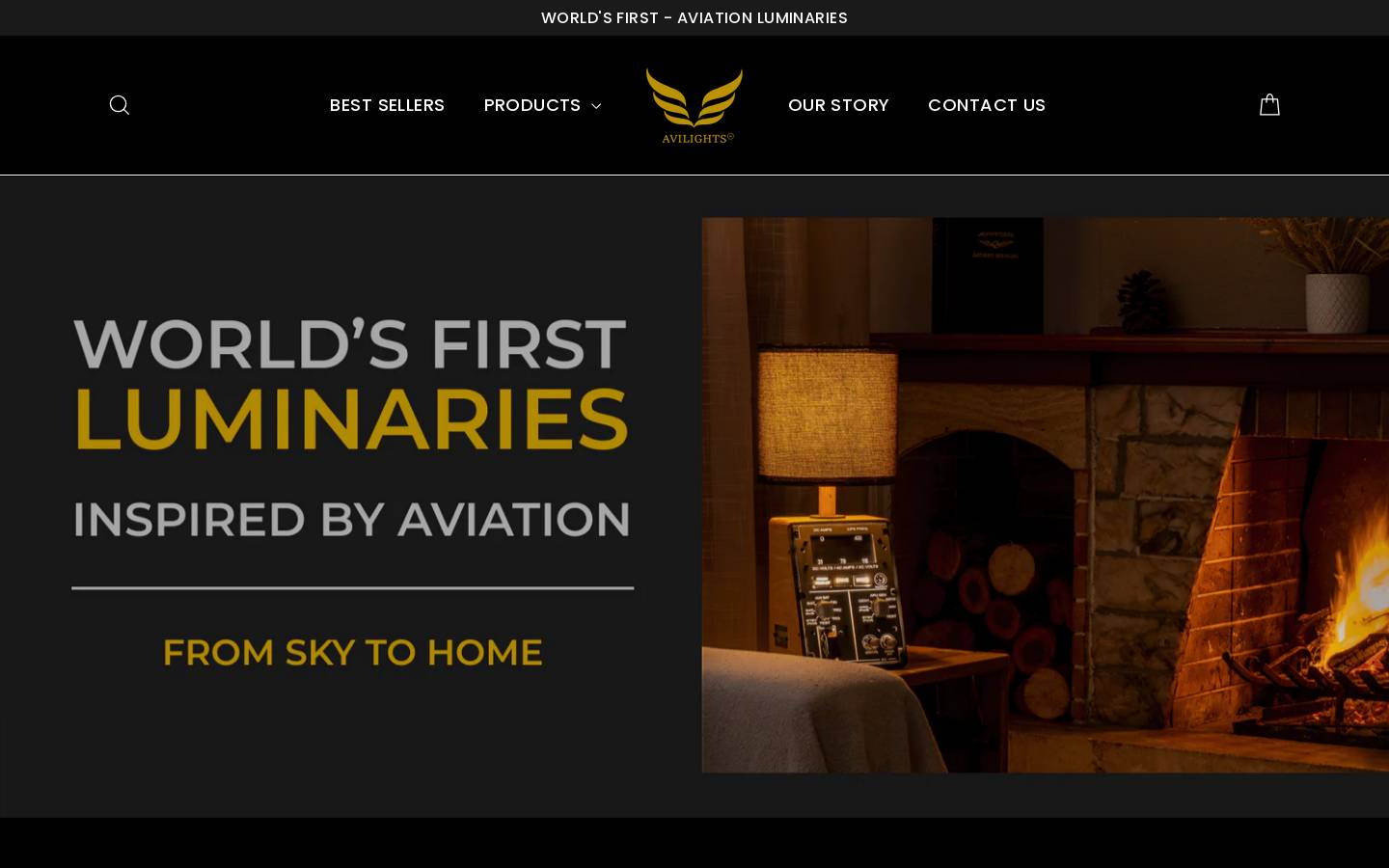 avilights.com homepage screenshot