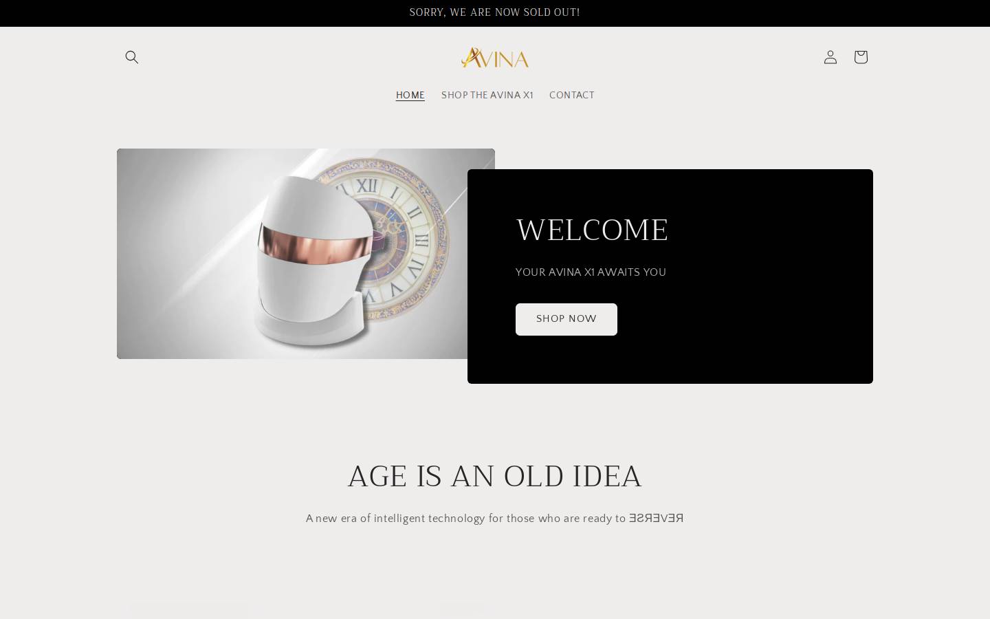 avinamd.com homepage screenshot