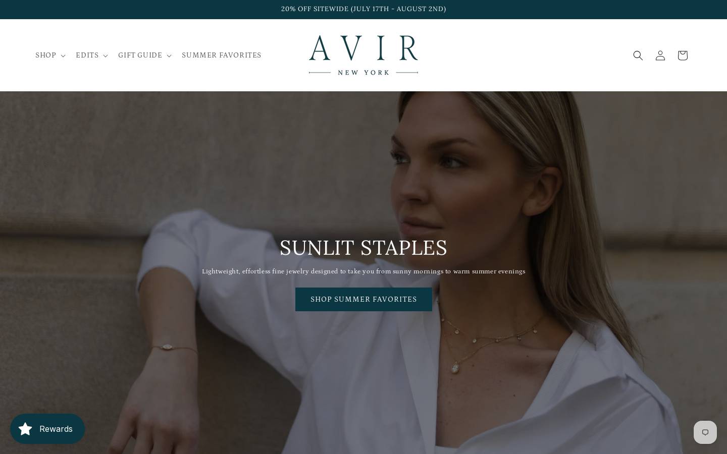 avirnewyork.com homepage screenshot