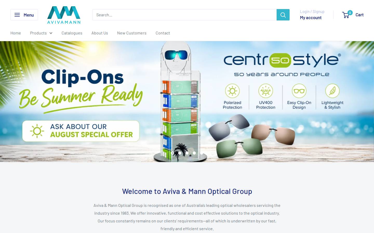 avivamann.com.au homepage screenshot