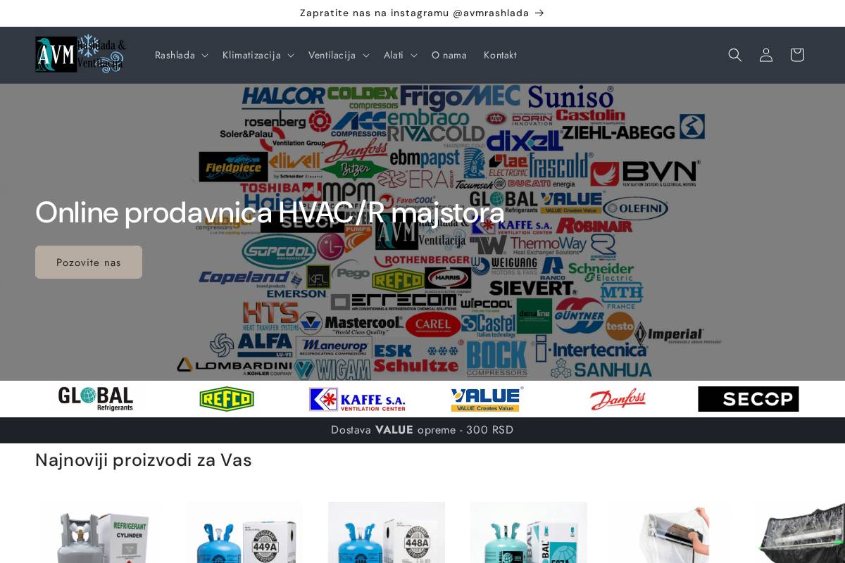 avmrashlada.com homepage screenshot