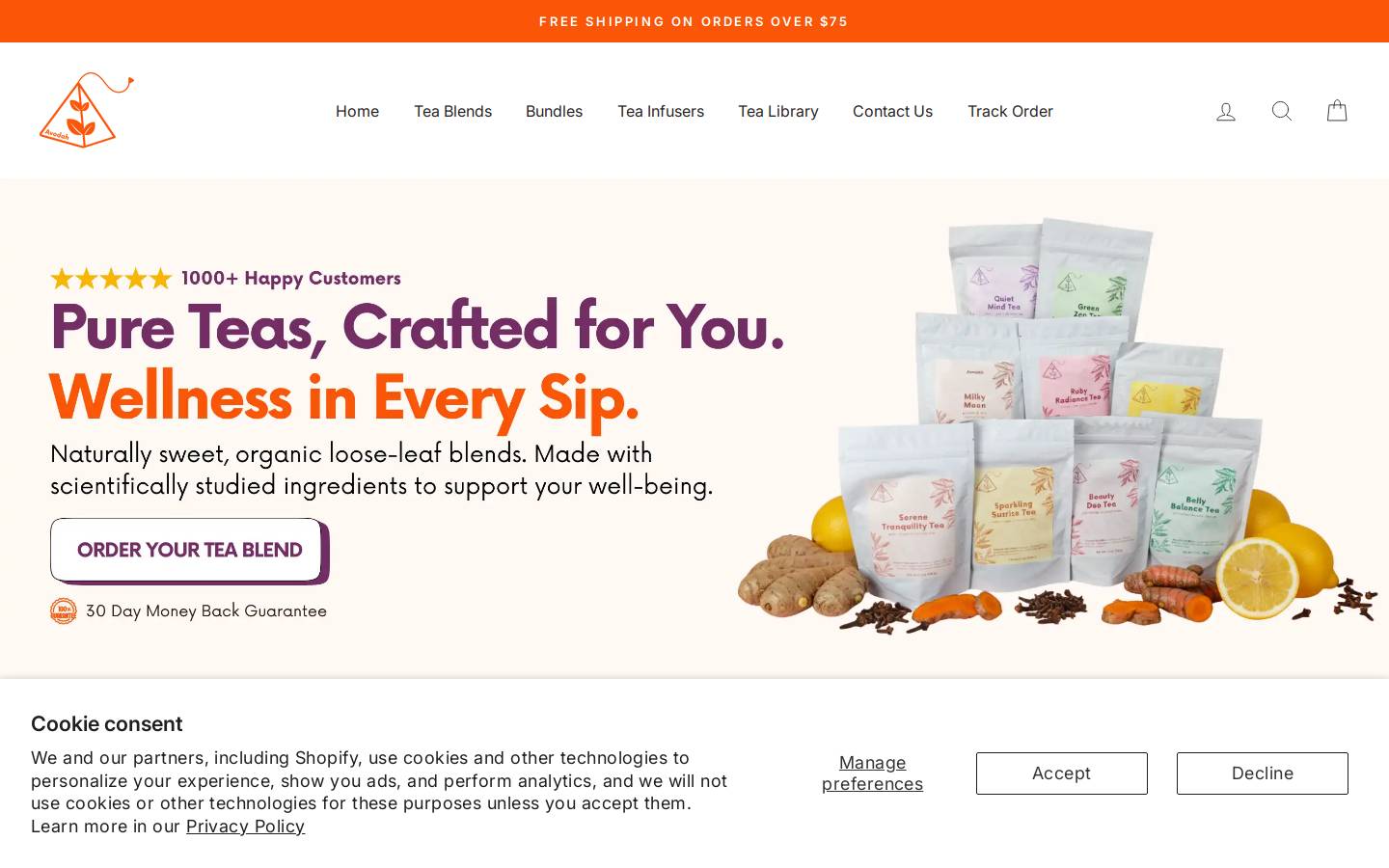 avodahmugs.com homepage screenshot